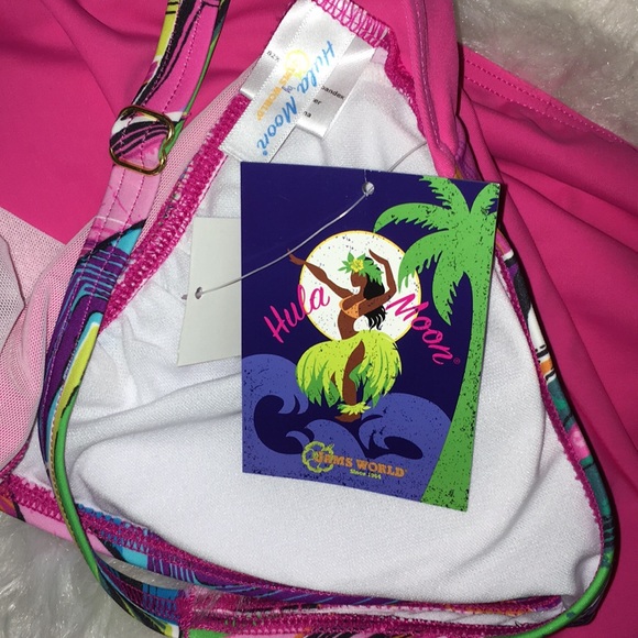 Jams World Swim Jams World Pink Geometric One Piece Swimsuit Poshmark